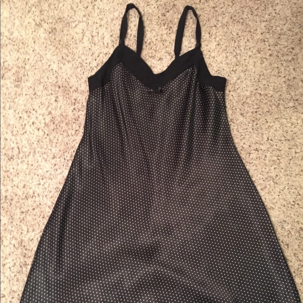 NWOT Black Silk Nighty SOLD
